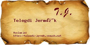Telegdi Jermák névjegykártya